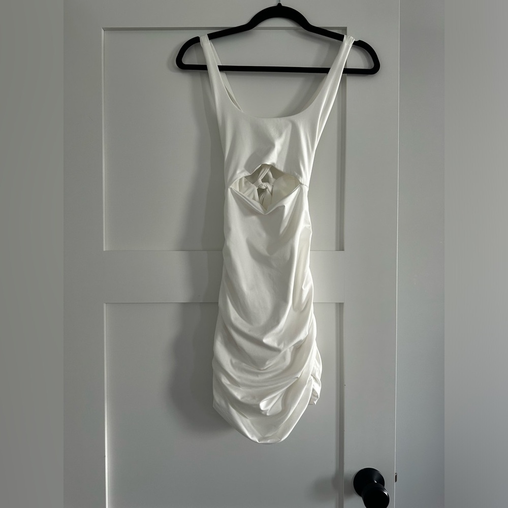 White Amazon dress